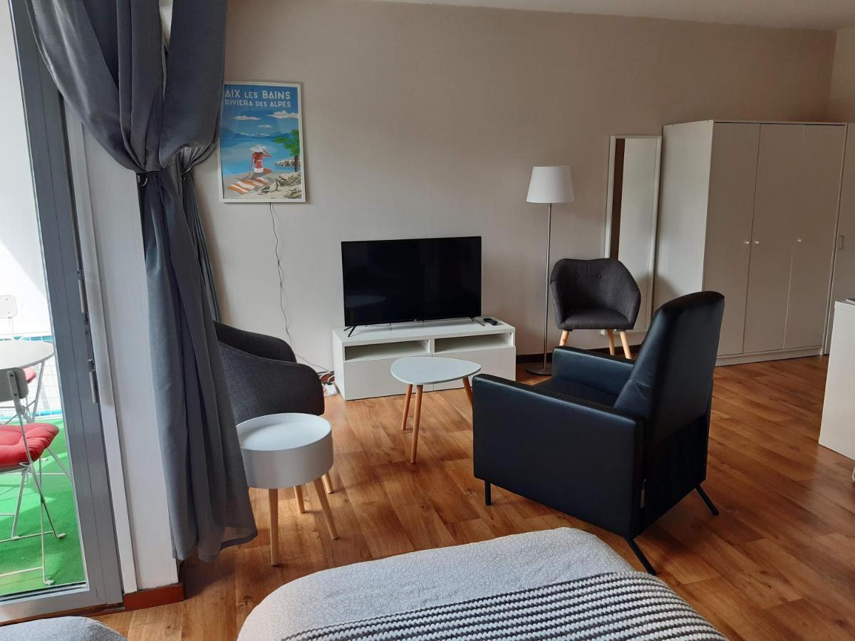Studio Calme Renove Parking Proche Centre Et Thermes Aix-les-Bains Dış mekan fotoğraf
